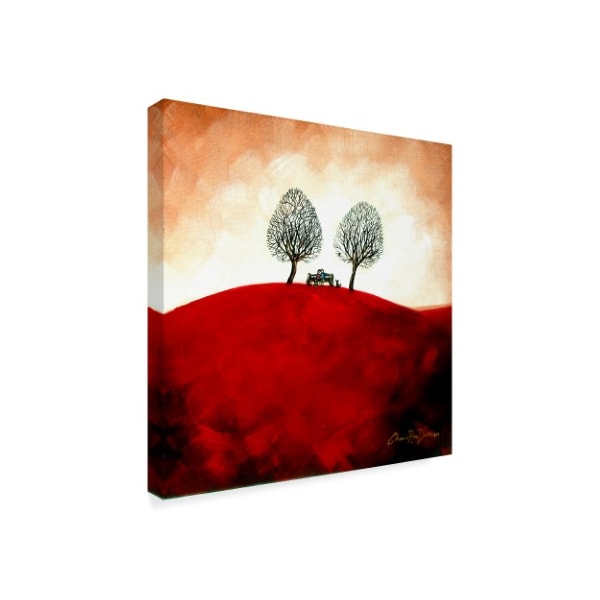 Cherie Roe Dirksen 'The Lovers Bench' Canvas Art,14x14